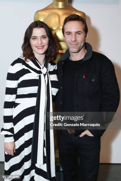 Actors Rachel Weisz and Alessandro Nivola during the The Academy of Motion Picture Arts & Sciences Hosts an Official Academy Screening of...