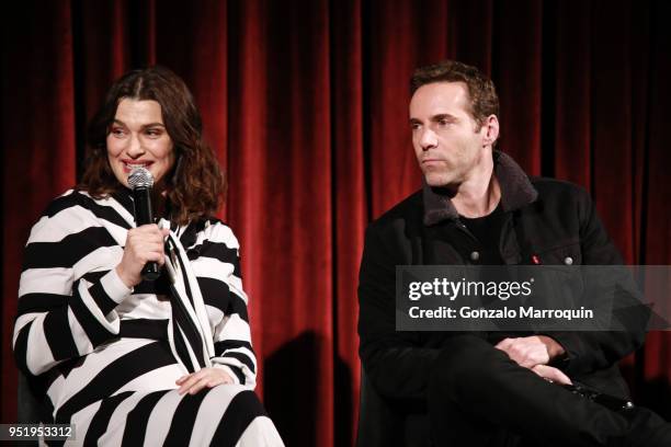 Actors Rachel Weisz and Alessandro Nivola during the The Academy of Motion Picture Arts & Sciences Hosts an Official Academy Screening of...