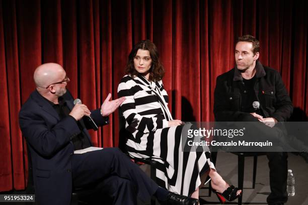 Actors Rachel Weisz and Alessandro Nivola during the The Academy of Motion Picture Arts & Sciences Hosts an Official Academy Screening of...