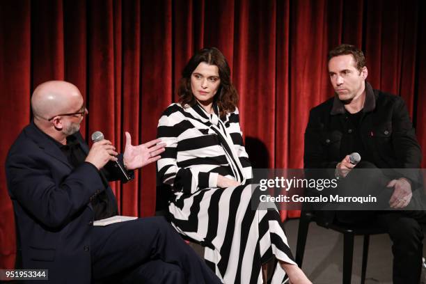 Actors Rachel Weisz and Alessandro Nivola during the The Academy of Motion Picture Arts & Sciences Hosts an Official Academy Screening of...