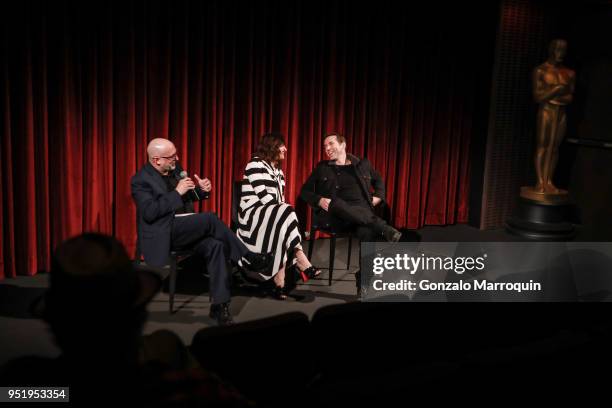 Actors Rachel Weisz and Alessandro Nivola during the The Academy of Motion Picture Arts & Sciences Hosts an Official Academy Screening of...