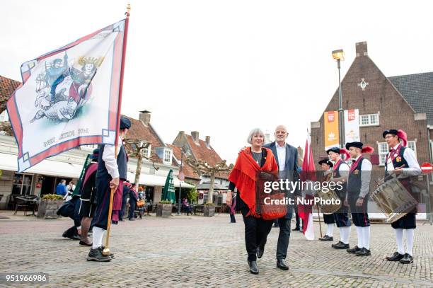 April 27th, Boxtel. Every King's Day the giant &quot;Jas de Keistamper&quot; and his girlfriend the giantess &quot;Hanne mi de moor&quot; appear at...