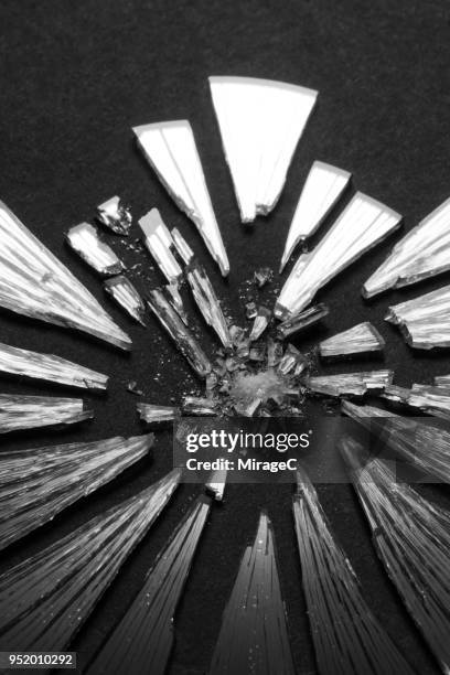 broken mirror - broken glass pieces stock pictures, royalty-free photos & images