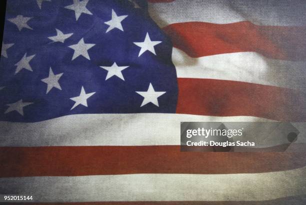 full frame of an american flag - us president imagens e fotografias de stock