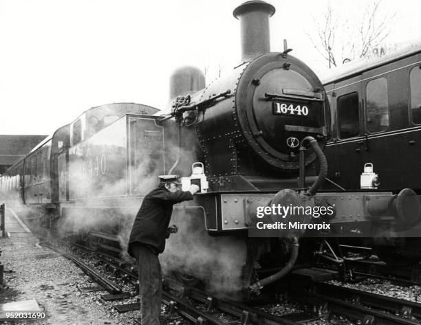 Jacko' 1926 Class 3 locomotive at the Midland Railway Centre, 15th March 1982.