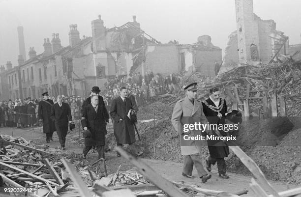 George VI visit to Birmingham.