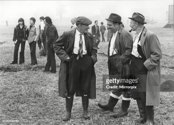 Judges at the Brailsford Ploughing Match 15th June 1950 Various, Derbyshire, Britain.