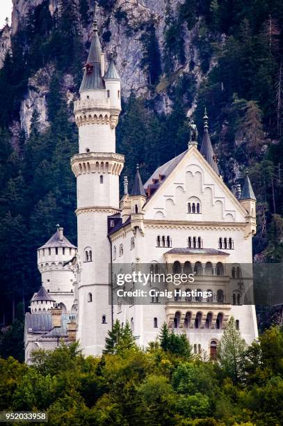 bavarian castle neuschwanstein germany - hohenschwangau stock pictures, royalty-free photos & images
