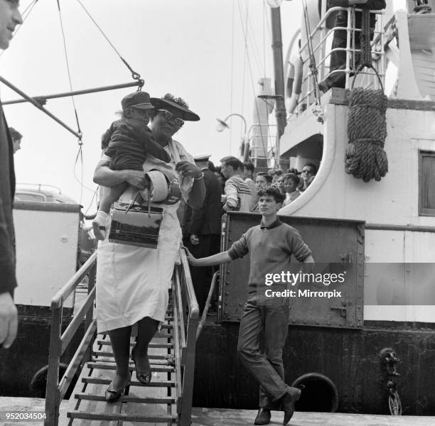 West Indian immigrants arriving in the United Kingdom, 30th June 1962.