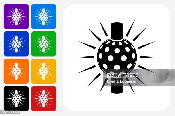 ilustrações, clipart, desenhos animados e ícones de conjunto de botão quadrado de ícones de bola times square - times square ball