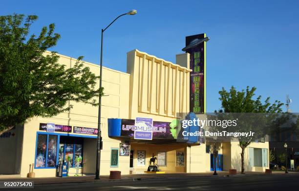 international ufo museum und forschungszentrum in roswell, new mexico - roswell stock-fotos und bilder