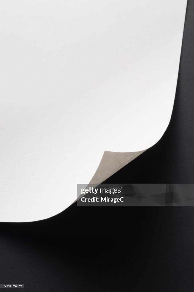 Paper Page Corner Curve