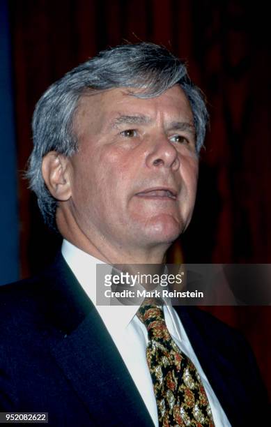 Tom Brokaw of NBC at the National Press Club, Washington, DC, June 11, 1996.