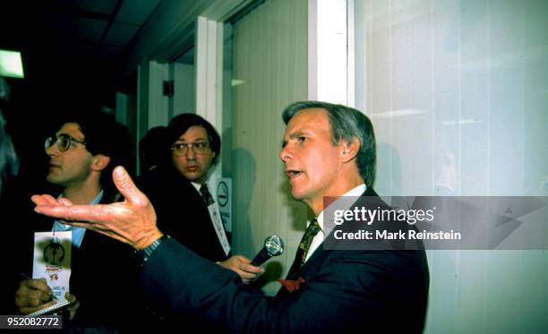 Tom Brokaw of NBC at a news event Washington, DC, December 1992.