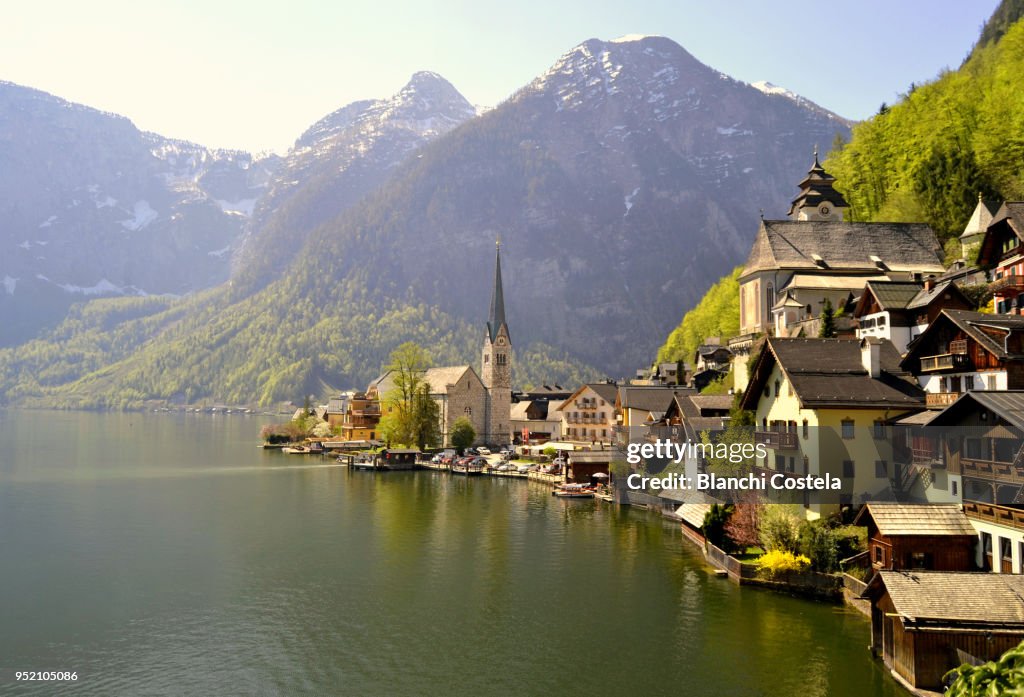 Halstatt Spring Lake Hallstatt In Spring High-Res Stock Photo - Getty Images