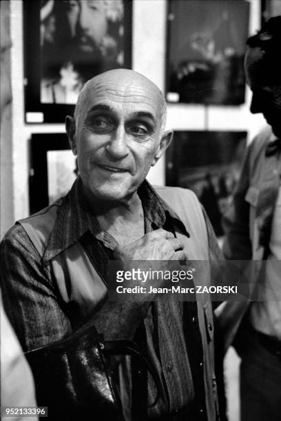 Roger Corbeau , photographe francais de cinema au vernissage de son exposition, lors des rencontres internationales de la photographie, à Arles en...