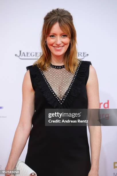 Lavinia Wilson attends the Lola - German Film Award red carpet at Messe Berlin on April 27, 2018 in Berlin, Germany.