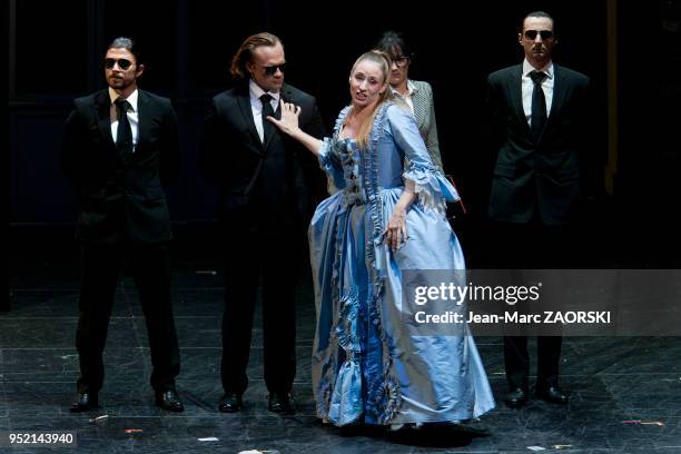 Antoinette Dennefel dans « Le Roi Carotte » de Jacques Offenbach, l'opera-bouffe-féerie en trois actes d'après le liivret de Victorien Sardou tiré du...