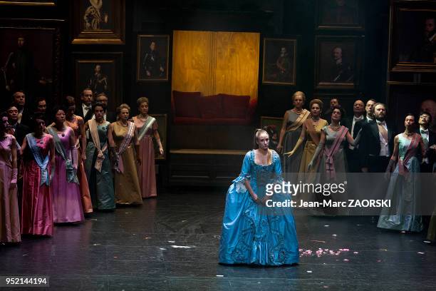 Antoinette Dennefel dans « Le Roi Carotte » de Jacques Offenbach, l'opera-bouffe-féerie en trois actes d'après le liivret de Victorien Sardou tiré du...