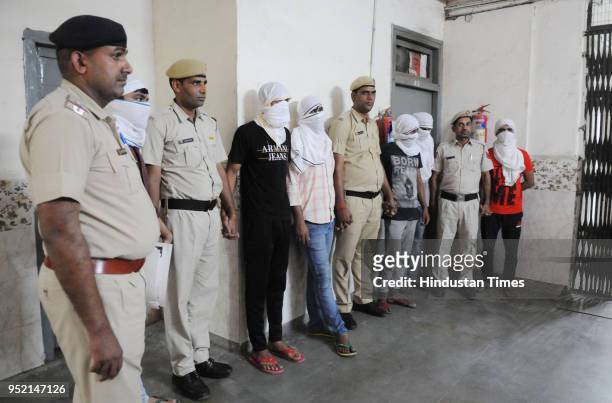 Gurugram police arrested the six accused for allegedly disrupting namaz at an open ground in Sector 53 this past Friday and issuing threats to those...