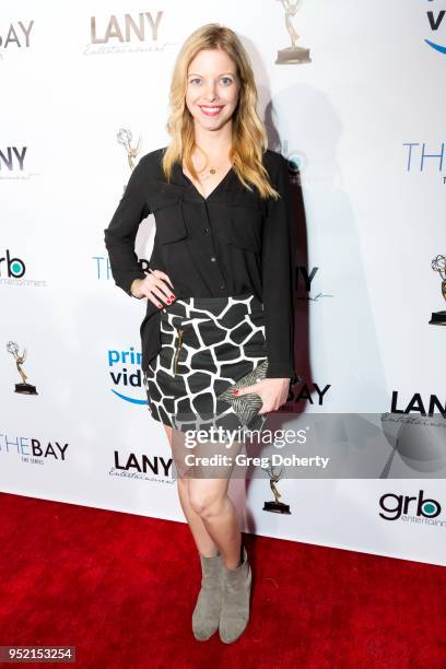 Hilary Barraford attends The Bay's Pre-Emmy Red Carpet Celebration at 33 Taps Hollywood on April 26, 2018 in Los Angeles, California.