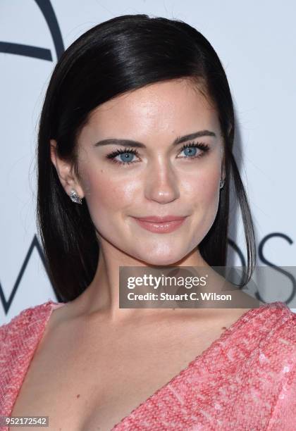 Alicia Agneson attends The Asian Awards 2018 held at London Hilton on April 27, 2018 in London, England.