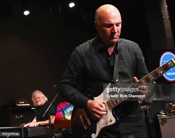 Shark Tank Mr. Wonderful Kevin O'Leary during rehearsals for Mother Nature Netwok's White House Correspondents' Jam IV on April 27, 2018 at The...