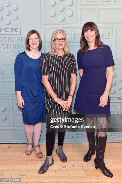 Brand Activation & Partnership Genevieve McGillicuddy, Director Gillian Armstrong and TCM host Illeana Douglas attend the screening of 'My Brilliant...
