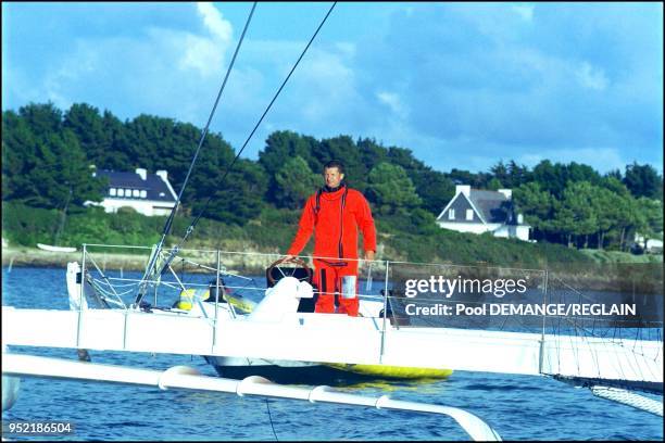 Skipper Alain Thebault.