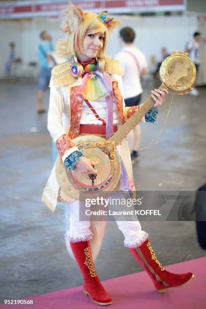 Cosplay during the 17th annual Japan Expo at Paris-Nord Villepinte Exhibition Center on July 7-10, 2016 in Villepinte, France.