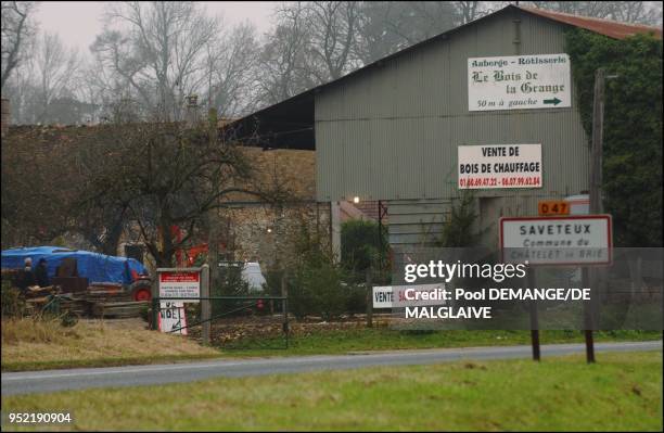 La scierie de Saveteux ou le suspect Jean-Pierre Treiber a travaille pendant 4 ans 1/2 pendant la semaine. La scierie de Saveteux ou le suspect...