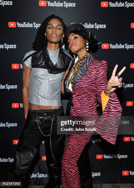 Ari Fritz and Janelle Monae attends the special screening presented by YouTube of "Dirty Computer: An Emotion Picture by Janelle Monae" at YouTube...