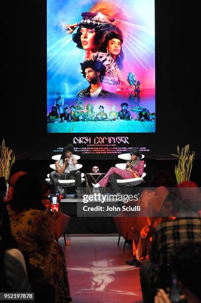 Ari Fritz and Janelle Monae attend the special screening presented by YouTube of "Dirty Computer: An Emotion Picture by Janelle Monae" at YouTube...