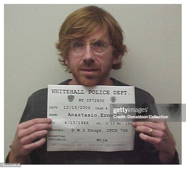 Former Phish frontman Trey Anastasio was arrested in December 2006 by upstate New York cops for driving while intoxicated and illegal possession of a...