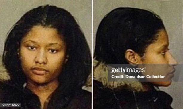 Rapper Nicki Minaj was arrested by NYPD cops in December 2003