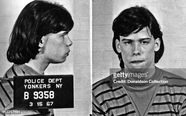 Aerosmith frontman Steven Tyler posed for the above mug shot on March 15, 1967 in Yonkers, New York. (
