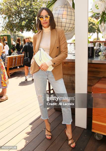 Louise Roe attends the Henri Bendel Surf Sport 2018 Collection Launch on April 27, 2018 in Los Angeles, California.