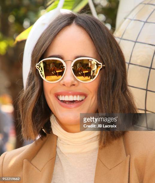 Louise Roe attends the Henri Bendel Surf Sport 2018 Collection Launch on April 27, 2018 in Los Angeles, California.