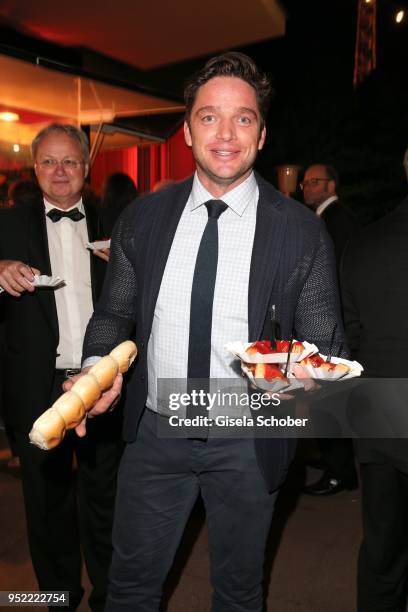 Ronald Zehrfeld during the Lola - German Film Award party at Palais am Funkturm on April 27, 2018 in Berlin, Germany.
