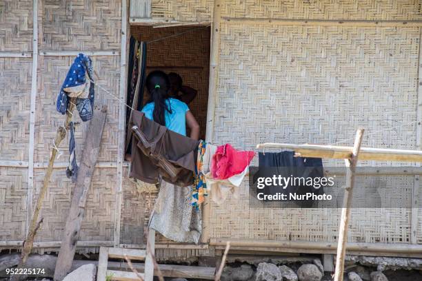 East Sumba, NTT, Aprilt 27th 2018 : Portrait of poor life condition at East Sumba-East Nusa Tenggara Province. East Nusa Tenggara is one of the...