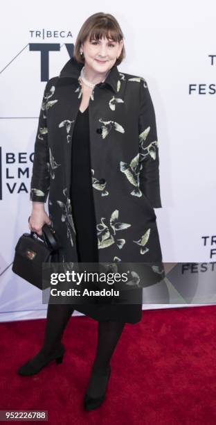 Writer and Executive Producer of ''Little Women'' Heidi Thomas attends a screening of 'Little Women' during the Tribeca Film Festival at SVA Theatre...