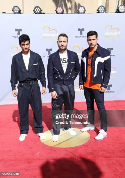 Pictured: Reik on the red carpet at the Mandalay Bay Resort and Casino in Las Vegas, NV on April 26, 2018 --