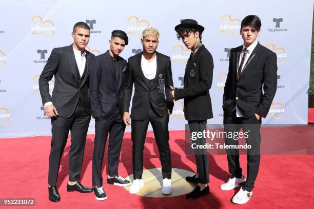 Pictured: CNCO on the red carpet at the Mandalay Bay Resort and Casino in Las Vegas, NV on April 26, 2018 --