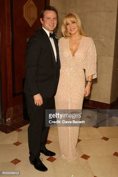 Conrad Baker and Emma Noblr-Baker attend The 8th Annual Asian Awards at The London Hilton on April 27, 2018 in London, England.