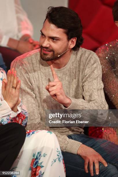 Jimi Blue Ochsenknecht during the 6th show of the 11th season of the television competition 'Let's Dance' on April 27, 2018 in Cologne, Germany.