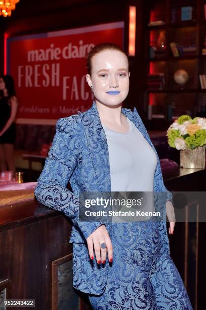 Liv Hewson attends Marie Claire Celebrates Fifth Annual 'Fresh Faces' in Hollywood with SheaMoisture, Simon G. And Sam Edelman at Poppy on April 27,...