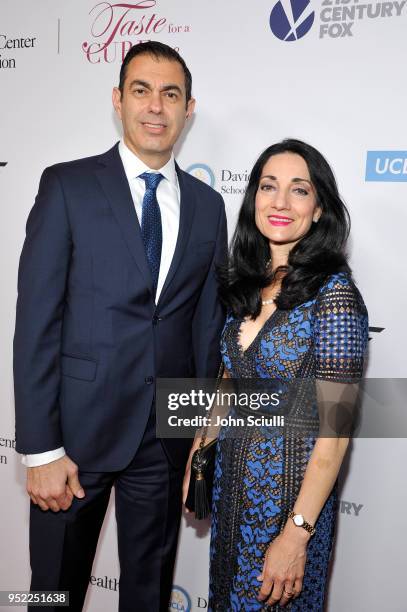 Richard Azar, COO of UCLA and Johnese Spisso, CEO of UCLA attend UCLA Jonsson Cancer Center Foundation Hosts 23rd Annual "Taste for a Cure" Event...