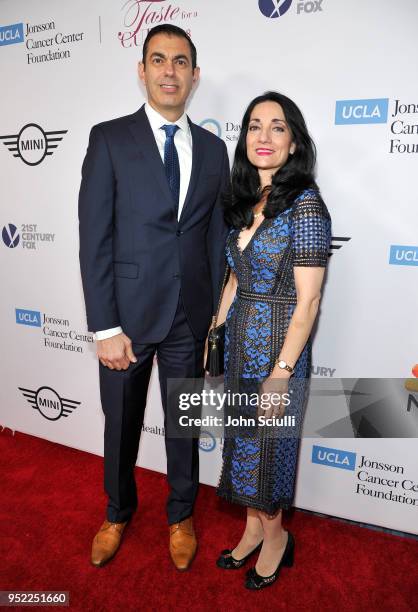 Richard Azar, COO of UCLA and Johnese Spisso, CEO of UCLA attend UCLA Jonsson Cancer Center Foundation Hosts 23rd Annual "Taste for a Cure" Event...