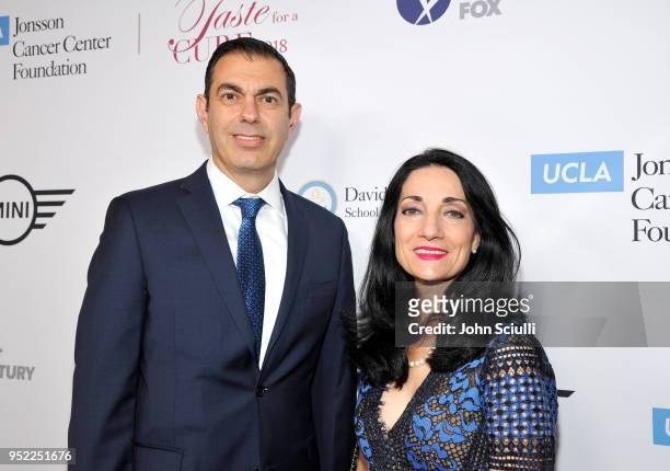 Richard Azar, COO of UCLA and Johnese Spisso, CEO of UCLA attend UCLA Jonsson Cancer Center Foundation Hosts 23rd Annual "Taste for a Cure" Event...