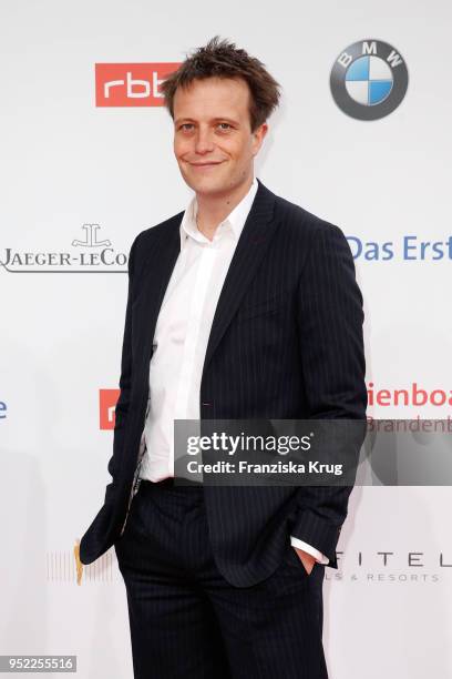 August Diehl attends the Lola - German Film Award red carpet at Messe Berlin on April 27, 2018 in Berlin, Germany.